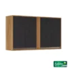 Aéreo Pérola 2 Portas Cinamomo/Preto Larg. 1.20m - Sallêto
