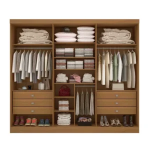 Alternative view of Guarda-roupa Casal Da Vinci Plus Branco 6 Portas 6 Gavetas 100% MDF Larg. 2.75m - D Doro