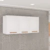 Aéreo Triplo New Valência Branco/Cinamomo Larg. 1.20m - Sallêto