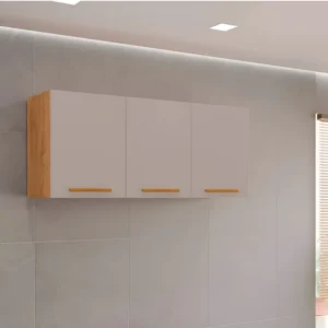 Aéreo Triplo New Valência Cinamomo/Off Larg. 1.20m - Sallêto