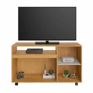 Alternative view of Rack Seleto Larg. 1.21m Cinamomo/Off para TV até 49" - JCM