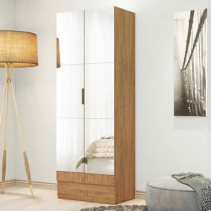 Multiuso Sapateira Maricá Premium Cinamomo 2 Portas C/Espelho Larg. 0.54m Carioca