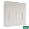 Roupeiro Recife Branco 6 Portas Larg. 1.80m - Sallêto