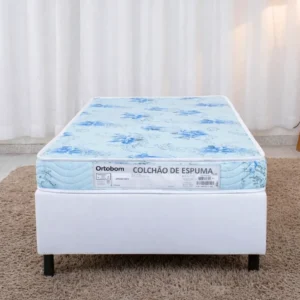 Alternative view of Box Solteiro Korino Branca Ortobel + Colchão Solteiro Dream Soft 100% Espuma D-20 88×188x49 - Ortobom