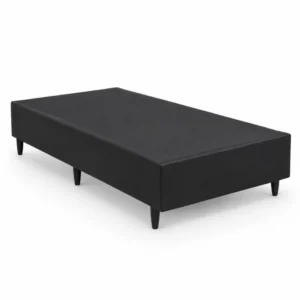 Box Solteiro Korino Preto 88x188x37 - Ortobel