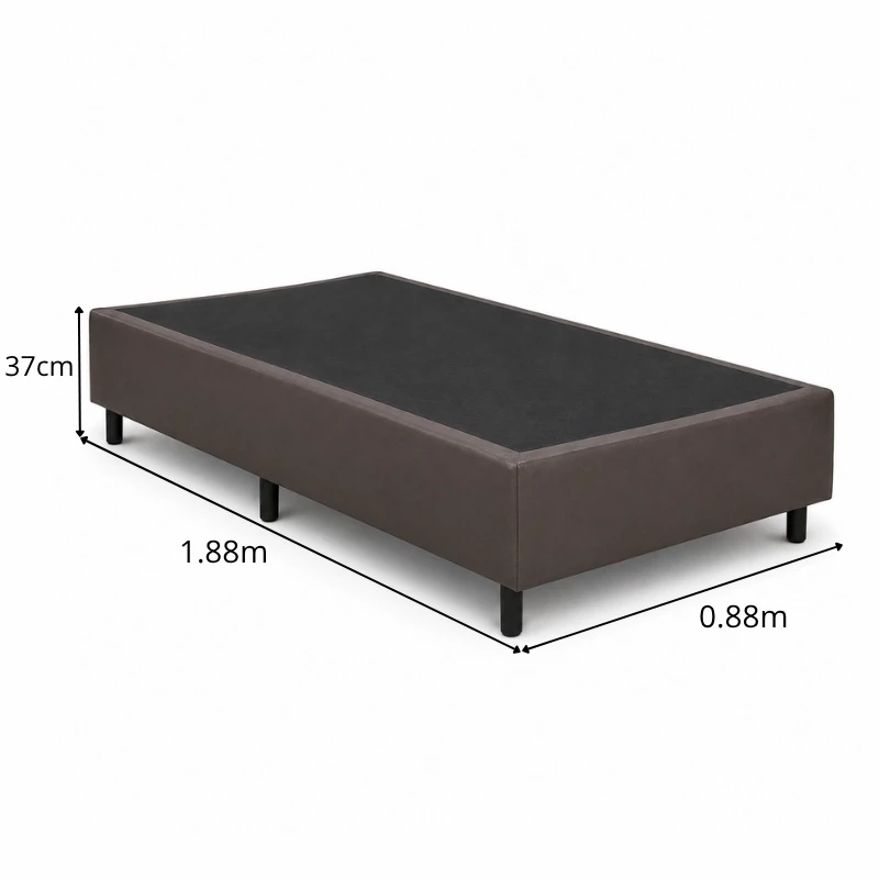 Box Solteiro Korino Marrom 88x188x37 - Ortobel - Imagem 3
