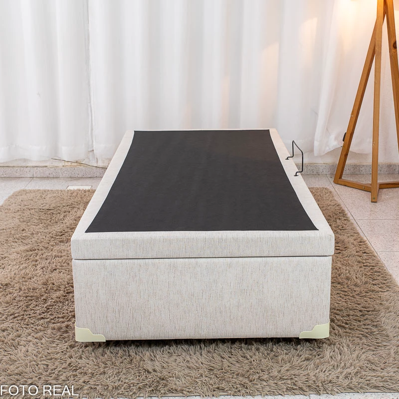 Box Baú Solteiro Prime Confort 88x188x45 Linho Palha Blindado - Issacar - Imagem 4