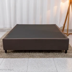 Alternative view of Box Casal Sued Marrom 138x188x37 - Ortobel
