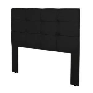 Cabeceira Casal 1.40 Eslovênia Veludo Preto