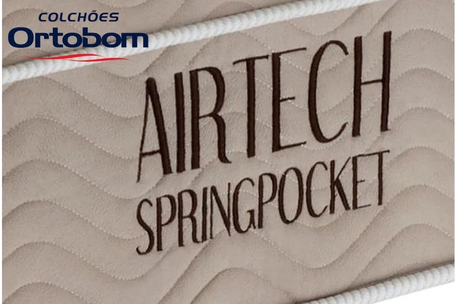 Colchão Queen Airtech Springpocket 158x198x25 Ortobom - Imagem 2