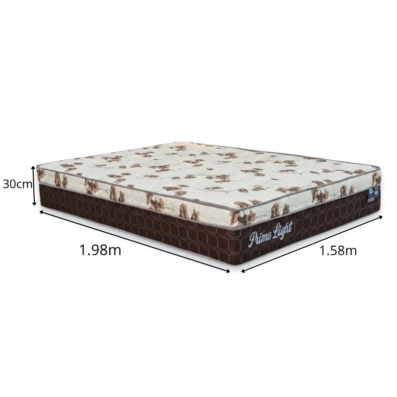 Colchão Queen Prime Light Marrom 158x198x30 Molas Ensacadas Orthoprime - Imagem 3