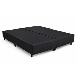 Box Queen Bipartida Sued Preto 158x198 - Ortobel