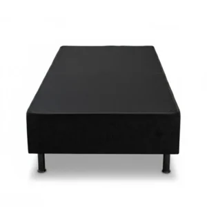 Box Solteiro Sued Preto 88x188x37 - Ortobel