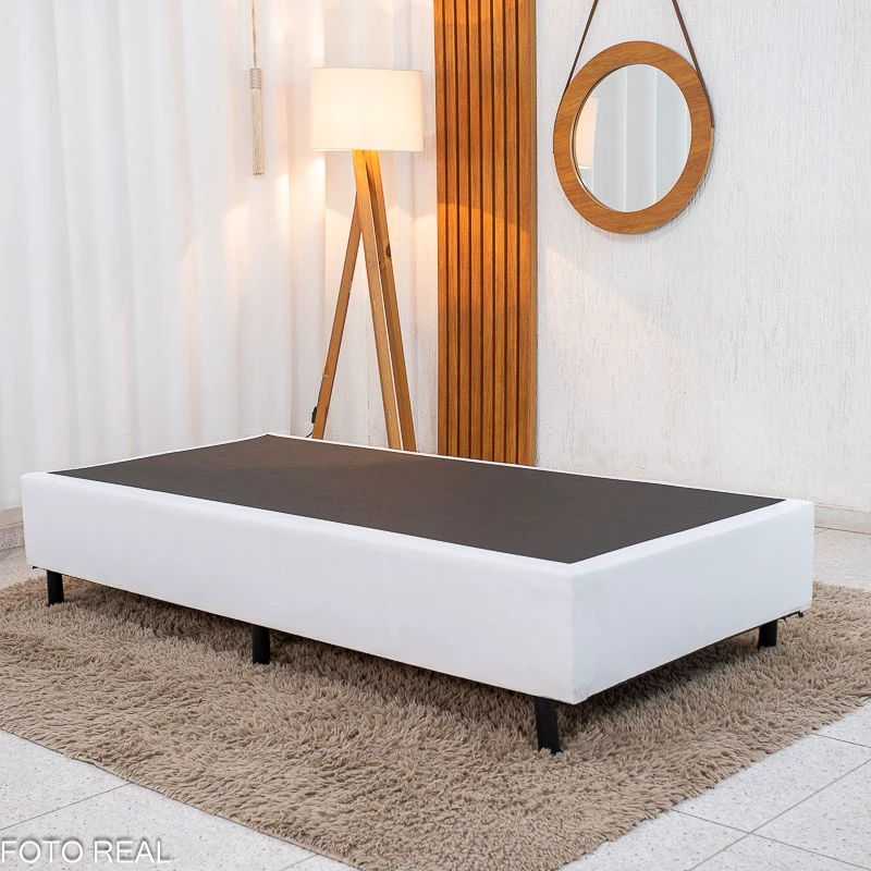 Box Solteiro Korino Branca 88x188x37 - Ortobel
